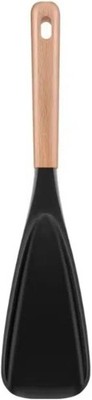 Large Cooking Spoons for Serving. 11.2'' Nonstick Silicone Spoonula with Wooden