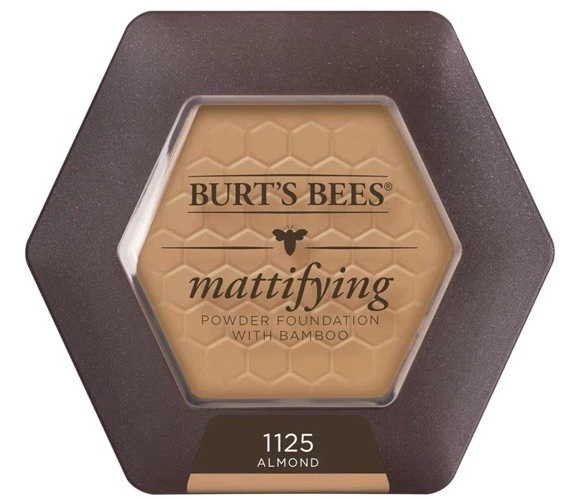 Burt's Bees 100% Natural Origin Mattifying Powder Foundation 1125 Almond Retired