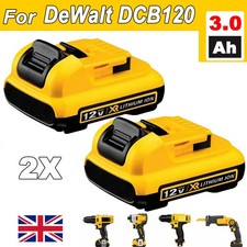 2X 12V DCB127 3.0AH XR LITHIUM ION Slide Battery DCB127 DCB121 DCB120 For DEWALT