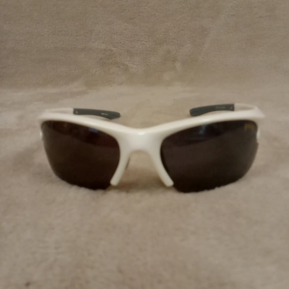 Gafas de sol de pesca polarizadas Strike King White Ice Optics protección UV blancas EE. UU. Foto 2 de 4