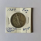 1937 Walking Liberty Silver Half Dollar