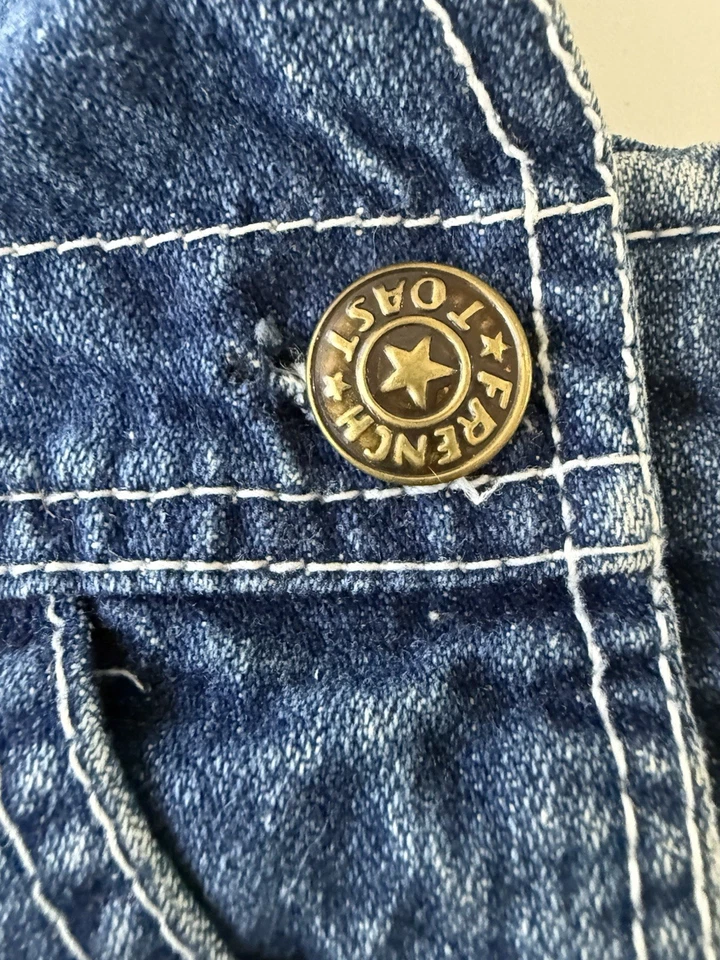 Mono corto French Toast Vintage 2T 100% algodón Foto 2 de 4
