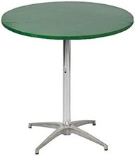 Kwik Covers 36" Round Fitted Plastic Table Covers Bundle of 5 Hunter