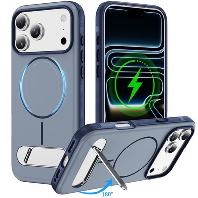 Original-like Handyhülle mit Ständer für iPhone Air 17 16 15 14 Pro Max Magsafe