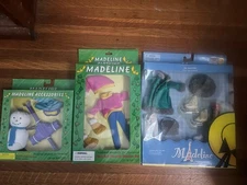 Madeline Doll Ice Skating Playset, Winter Fun Accessories Snow Day Play Clothes