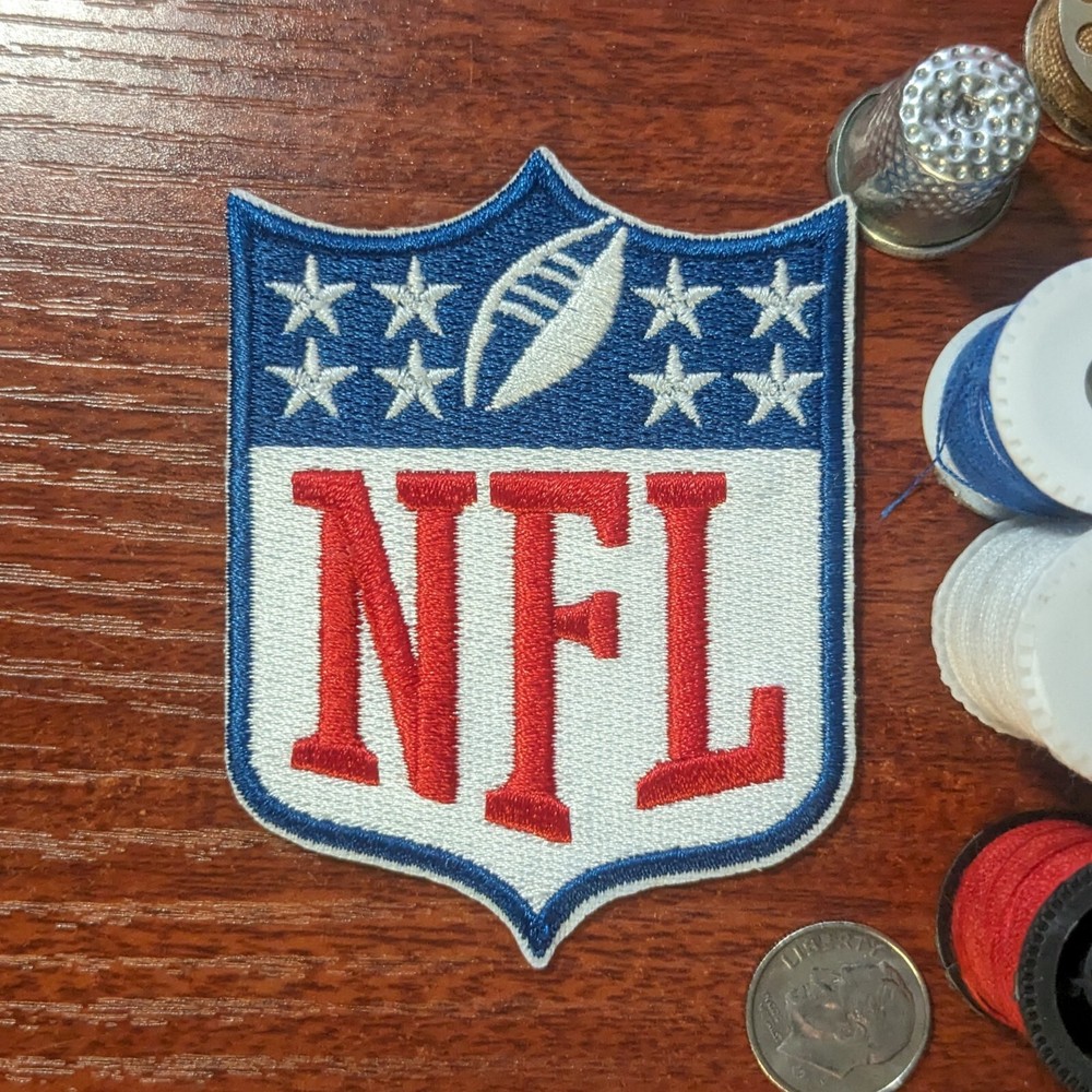 NFL Football Patch League Shield Logo Embroidered Iron On 3.15x2.5
