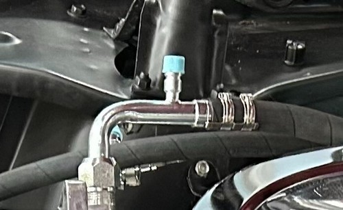 A/C UNIVERSAL EVAPORATOR UNDERDASH 12V 404 "PREMIUM" CHROME FINISH - Picture 6 of 6