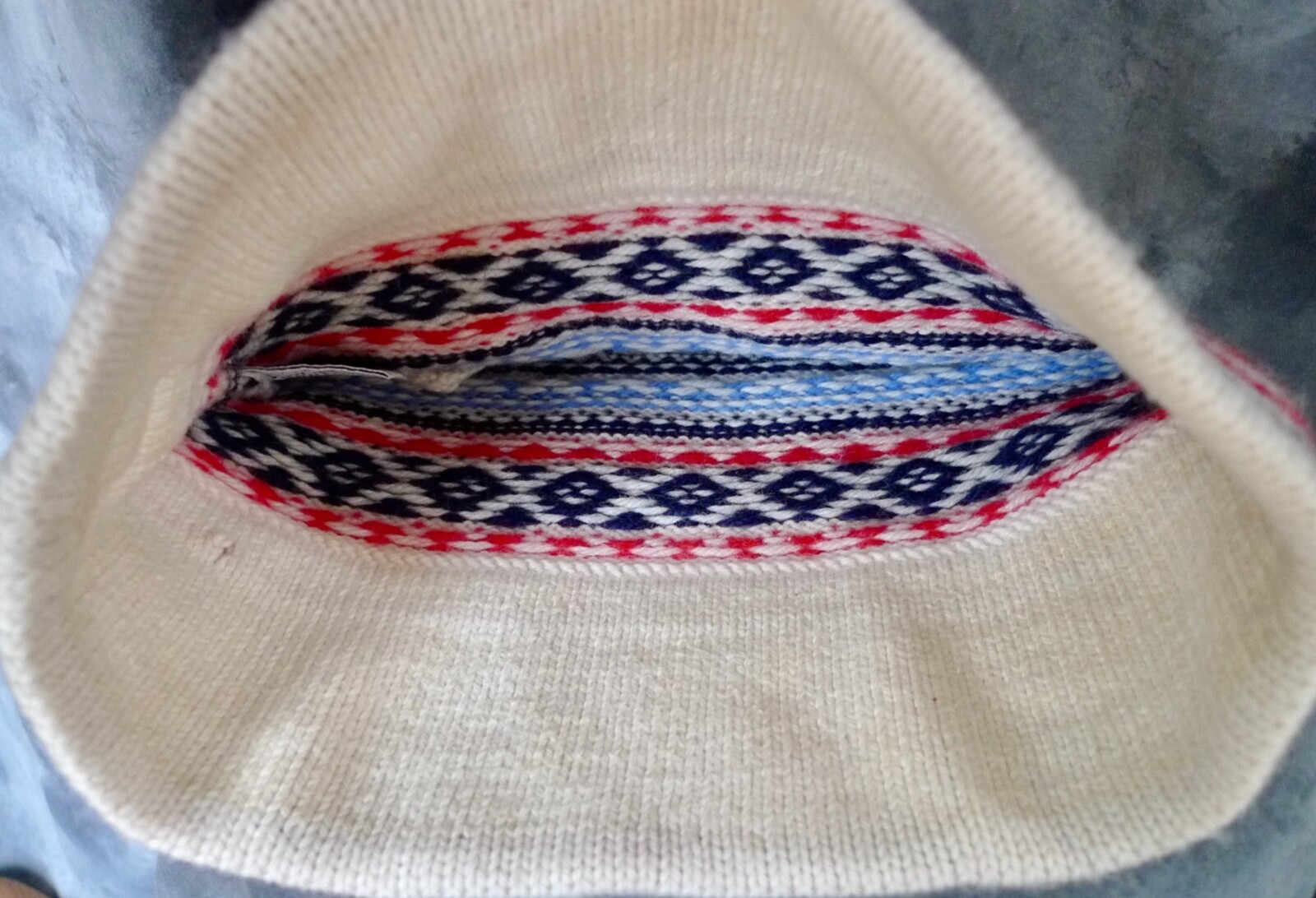 Vintage HANDMADE MURRAY MERKLEY KNIT Ski Hat TOQUE Virgin Wool CANADA GOOSE + thumbnail 5