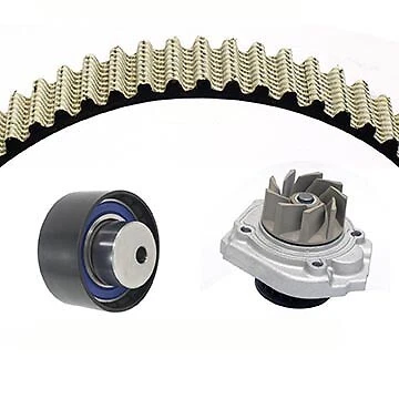 Kit de correa de distribución de motor Dayco con bomba de agua para Fiat 500 2012-2017 Foto 2 de 2