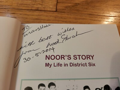 Noor Ebrahim SIGNED Noor's Story My Life In District 2013 Soft Cover COA