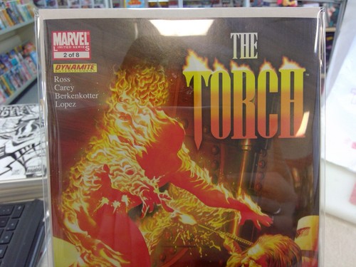 The Torch #2 Signed Alex Ross 17/299 Dynamic Forces 2010 Marvel Comics - Picture 3 of 5