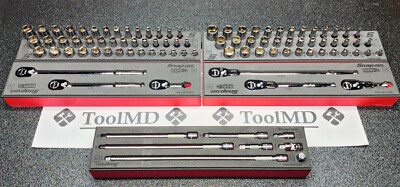 スナップオン ソケット 11点セット SW201/SW141S/SW121A/F201/FS201/F191/F181/F121/FA6A 中古品 【ハンズクラフト宜野湾店】 Snap-on（スナップオン） ♪ ソケットセット7個 S/121/161/201/281