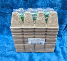 240 Cells Seed Starter Tray 20 Packs Biodegradable Peat Pots for Seedlings Plant