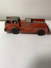 Vintage Hubley Fire Truck Model 402 Lancaster PA. Made In USA Made In 1940s. I