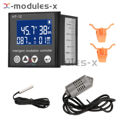 HT-12 LCD Temperature Humidity Controller Smart Incubator Temperature Controller