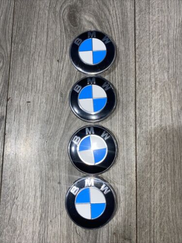 4x BMW Alloy Wheel Center Cover Hub Caps 68mm F20 F30 F10 1 3 5 Series