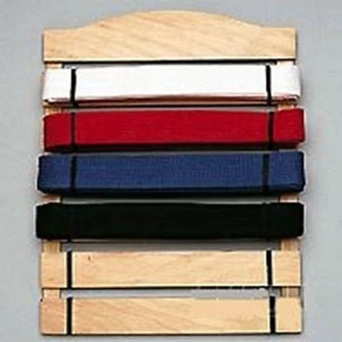 Настенный стеллаж-держатель для поясов каратэ таэквондо боевых искусств - Изображение 3 из 3