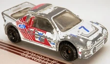 Matchbox 1980s Ford RS200 White/Red Group B Rally Car 1:55 Scale