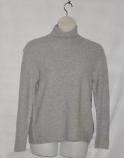 Joan Rivers Long Sleeve Mock neck Sweater Size S Grey