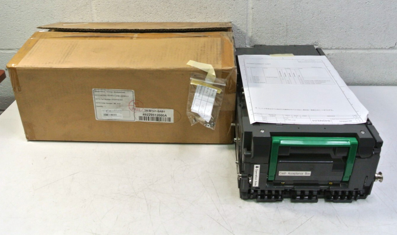 Hitachi Cash Acceptance Box Cassette TS-M1U1-SAB1-DIEBOLD
