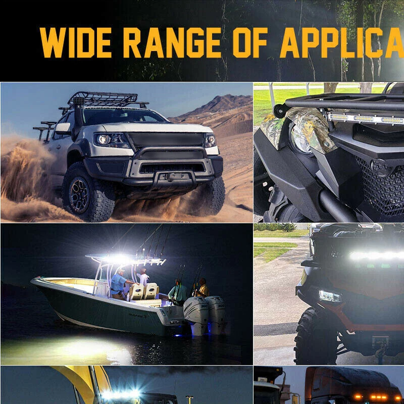 Combo de barra de luz de trabajo LED de 20 pulgadas para camioneta SUV ATV conducción todoterreno Foto 3 de 4
