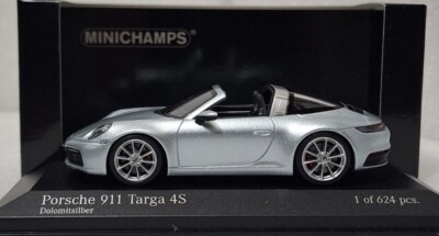 1/43 ポルシェ 911 targa4S ヘリテージエディション 992 Porsche 911 (992)Targa 4S 2020 Silver 1:43 Minichamps