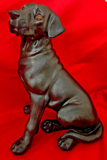 BLACK LABRADOR RETRIEVER Figurine Not a Toy