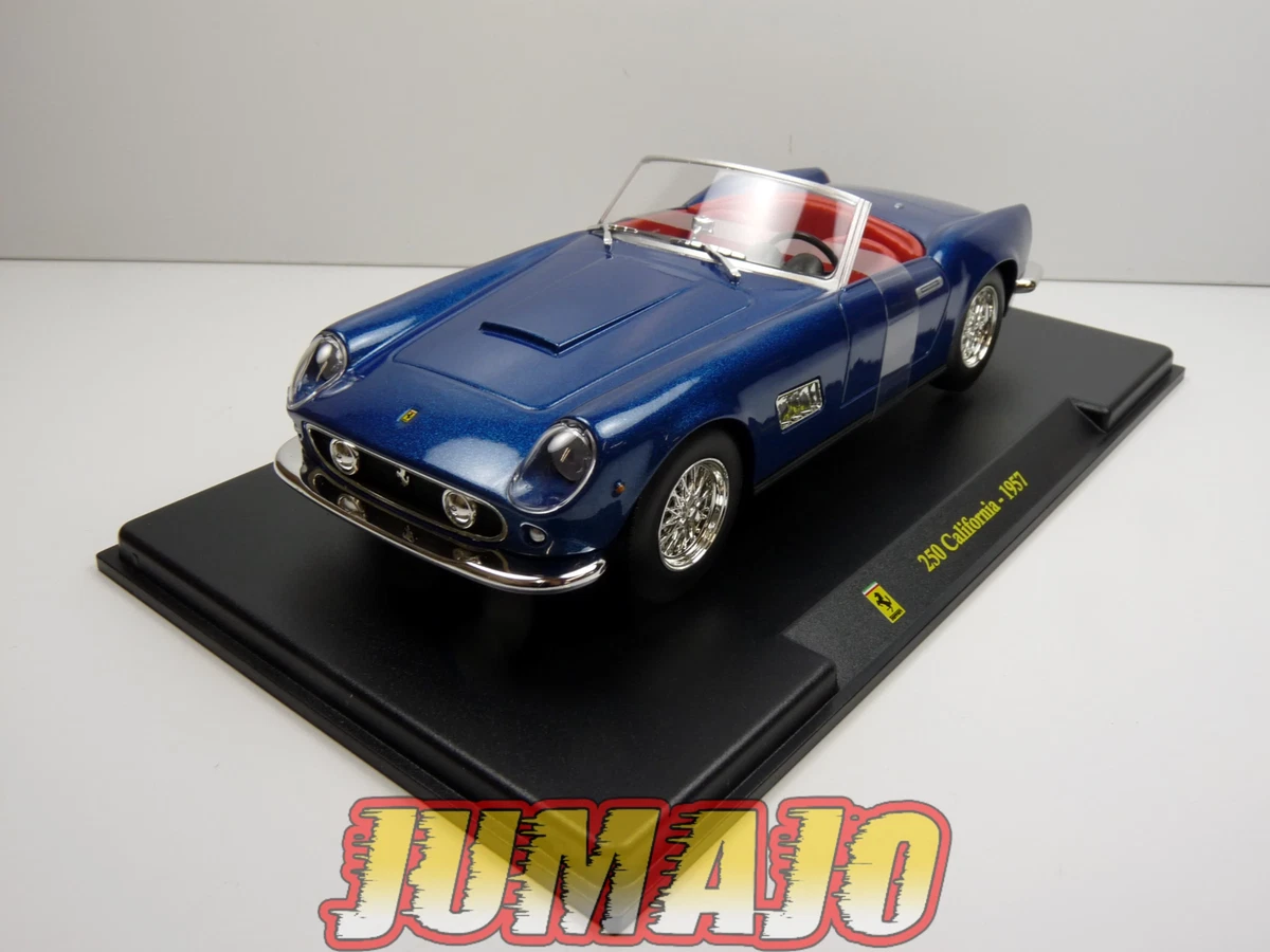 FVQ9 Voiture 1/24 BURAGO HACHETTE FERRARI GT : 250 California 1957 Bleue