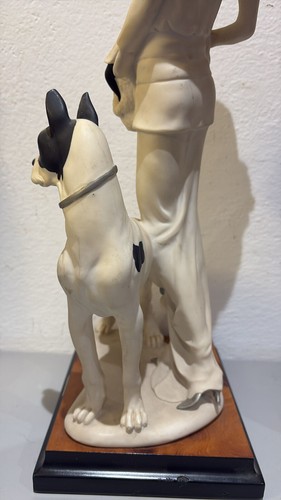 GIUSEPPE ARMANI SCULTURA DONNA CON CANE EDIZIONE LIMITATA FLORENCE 1987 - Foto 19 di 20