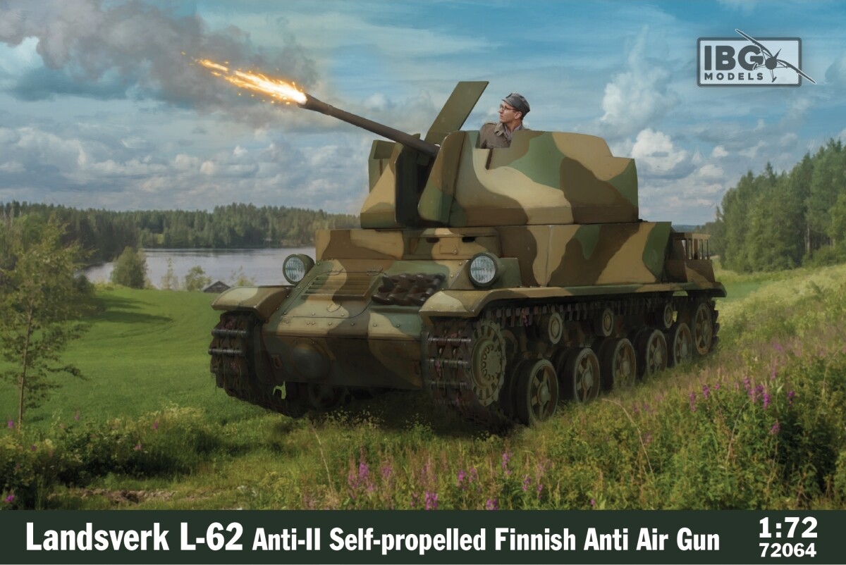 IBG Models 1/72 Landsverk L-62 Anti II Finnish Self Propelled Anti Aircraft Gun