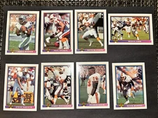 1991 BOWMAN FOOTBALL CARDS 8-553 YOU CHOOSE NFL TOPPS FREE SHIPPING