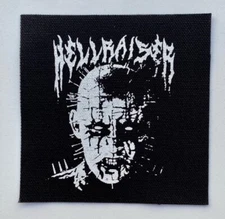 Hellraiser Cloth Patch Pinhead Sew On Badge Horror Film Approx 4" X 4" (CP291)
