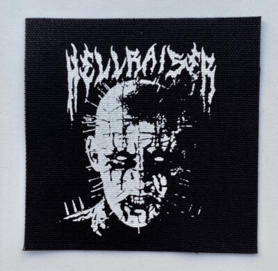 Hellraiser Cloth Patch Pinhead Sew On Badge Horror Film Approx 4'' X 4'' (CP291)