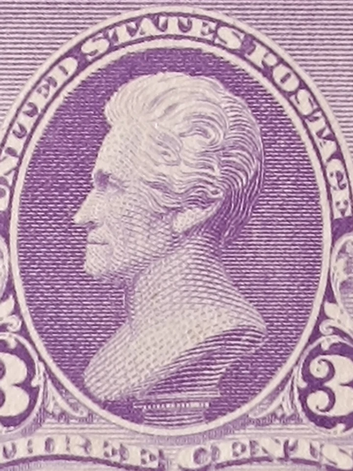 US Stamp, 3c, Trial Color PROOF on Card, VF - Image 3 of 4