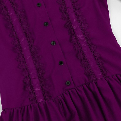 Lace Detail Women's Gothic Dress Ideal for Medieval Festivals and Events - Picture 5 of 19