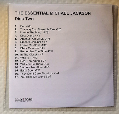 Michael Jackson - The Essential Michael Jackson - 2CD Promo Album - Picture 4 of 4