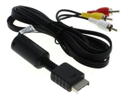 Original OTB Videokabel AV Kabel Adapter Sony Playstation PS3 PS1 PS2 Audio TV