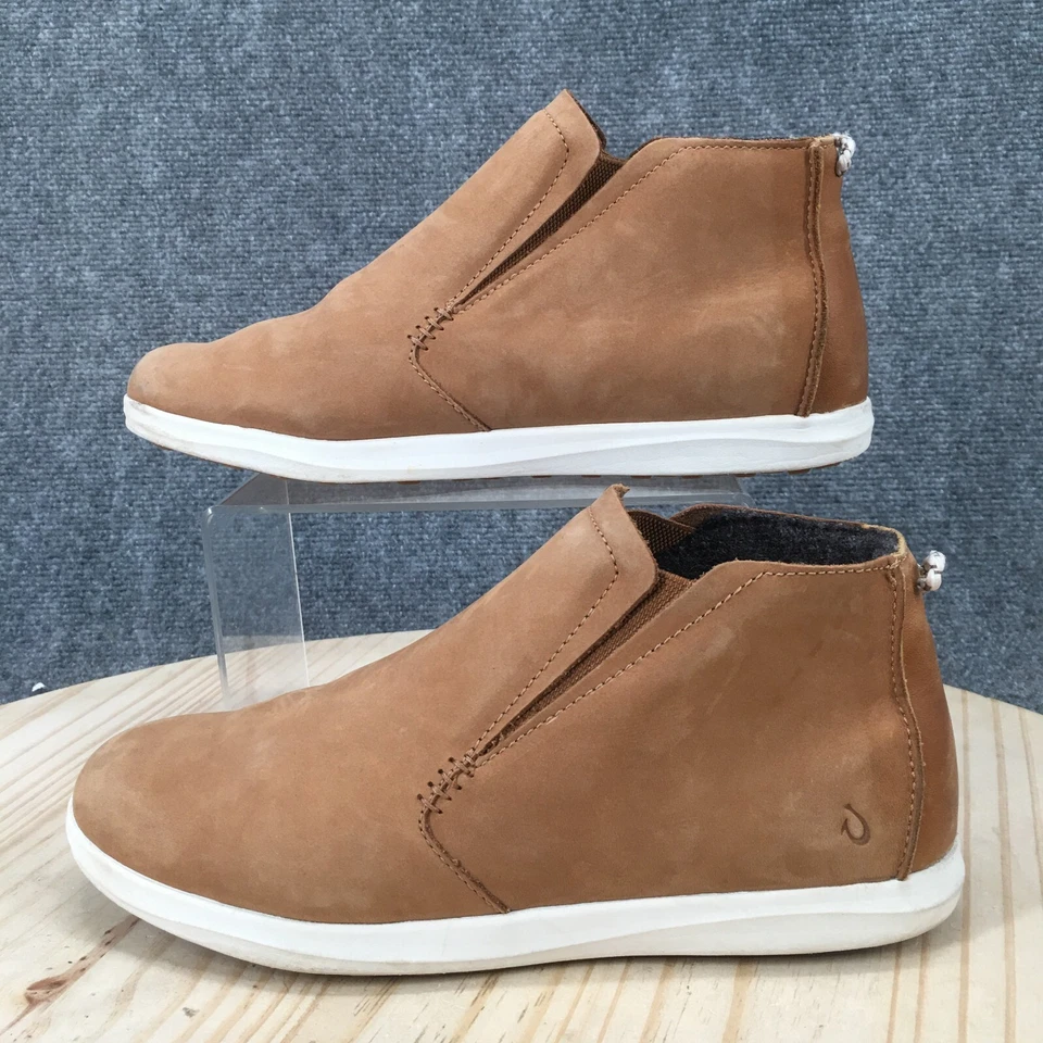 Botas OluKai Mujer 9 Hawaii'iloa Manu Hope Botines Cuero Marrón Almendra Foto 2 de 4