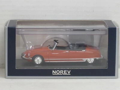 Citroen DS 19 Cabrio mit extra Verdeck in rostbraun falsche Box Norev 1:43 - Bild 1 von 4