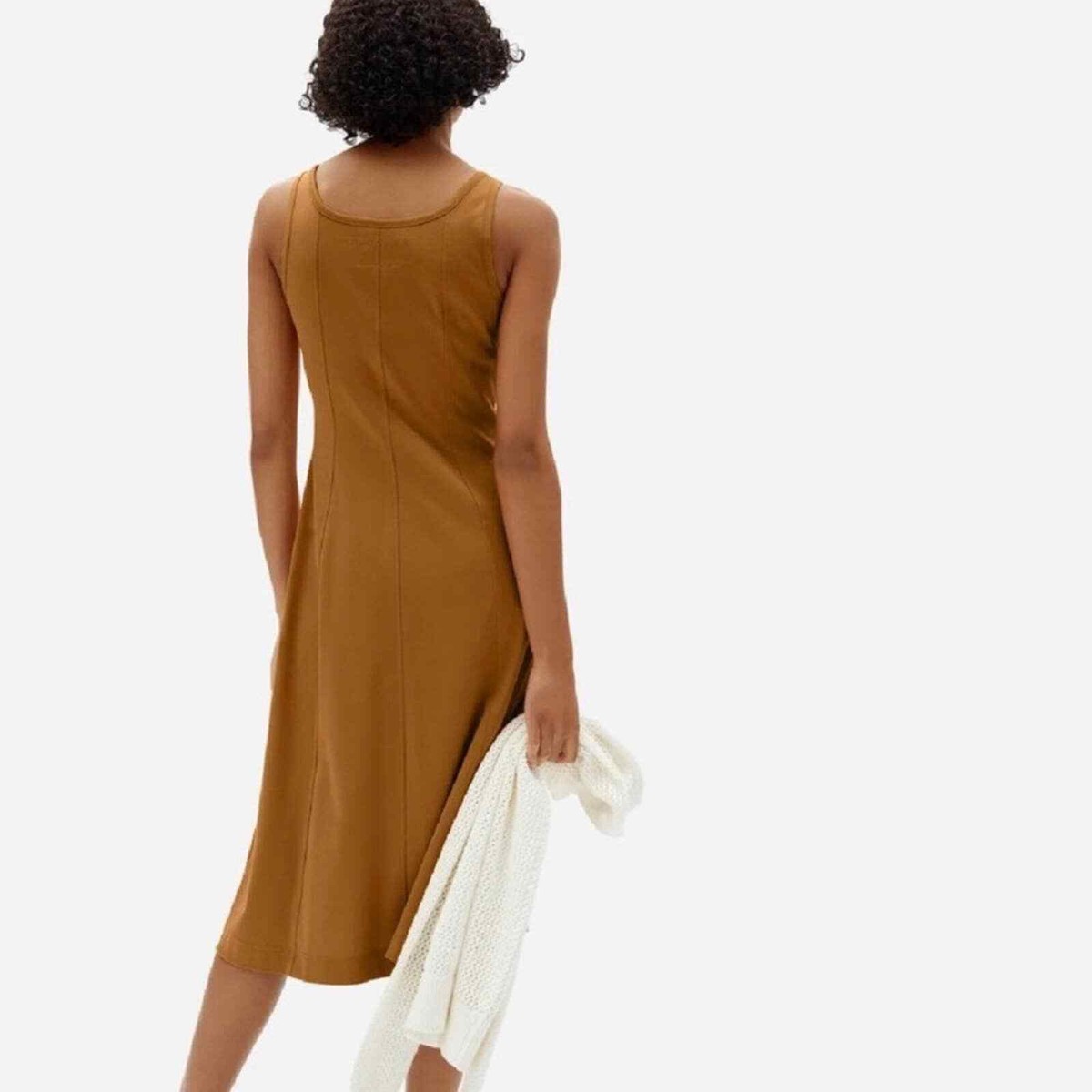 white christmas dresses The '90s Rib Dress