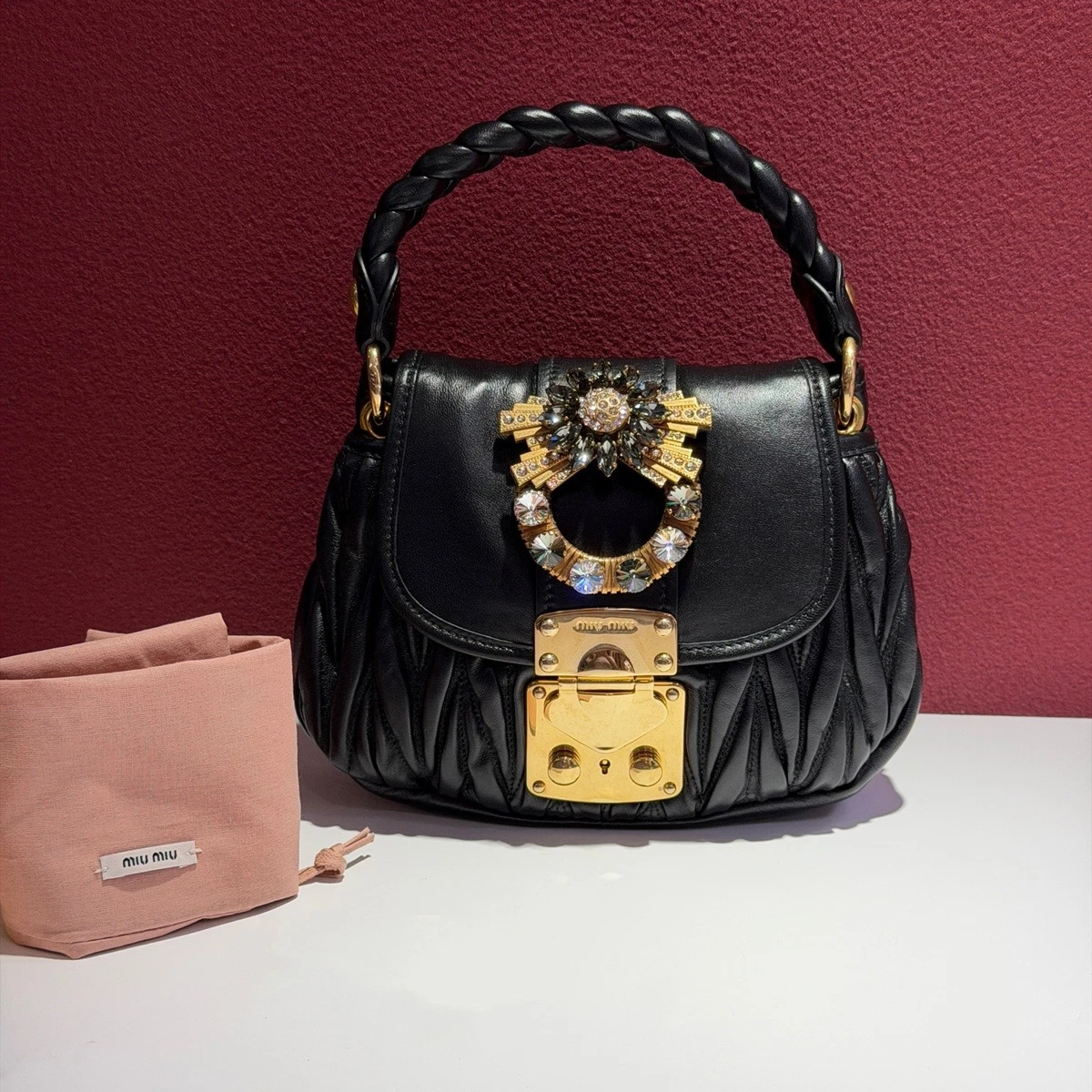 Miu Leather Crossbody Bags for Women for sale | eBay