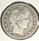 1912D Barber Half Dollar 90% Silver 50C 🔥Full Liberty, Motto, Rims🔥Very Fine