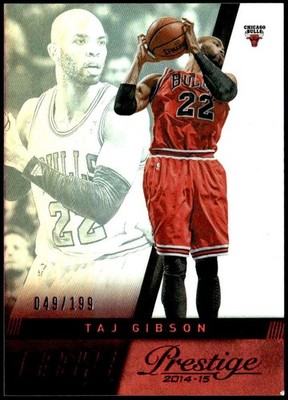 2014-15 Panini Prestige #110 Taj Gibson Bonus Shots Red #/199 E1