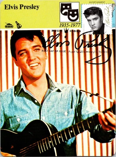 Dr Jim Stamps Maximum Card Elivis Presley Forever Fdc