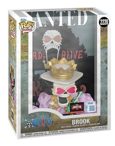 Funko POP! One Piece Wanted Poster BROOK Limited Edition #2220 - PRESALE