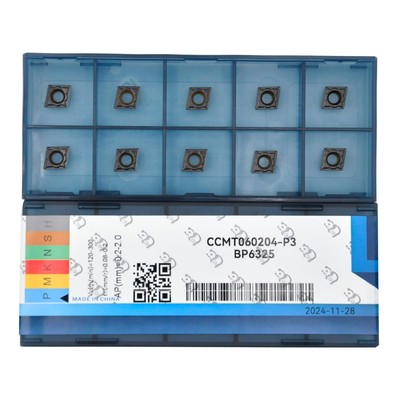 CNC Carbide Inserts CCMT21.51 Ccmt 060204 for Steel Lathe Turning Tool, Tin C...