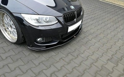 Maxton Design Frontlippe V.1 passend für BMW 3er E92 M Paket FL schwarz Hochglan