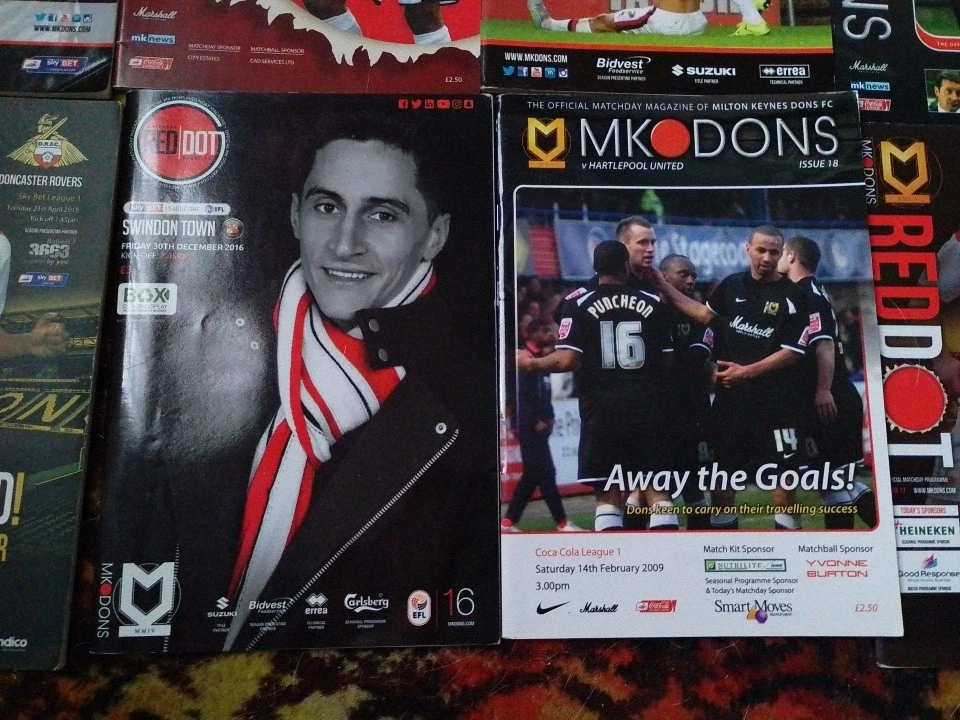 36 Milton Keynes Dons Programmes Can Split - Image 2 of 4