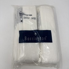 Vintage Sears Barrington Men's 10-13 Heavyweight Crew Socks 6 pr White 22404