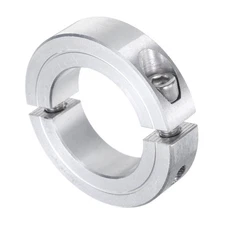 Double Split Shaft Collar 1-3/8" Bore Aluminum Clamping Collar 2-1/4" OD